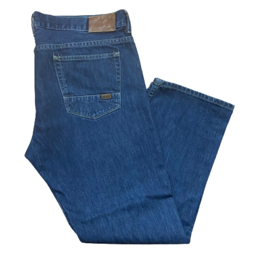 Woolrich Classic Straight Leg Dark Denim Blue Jeans Men's Size 36 x 30